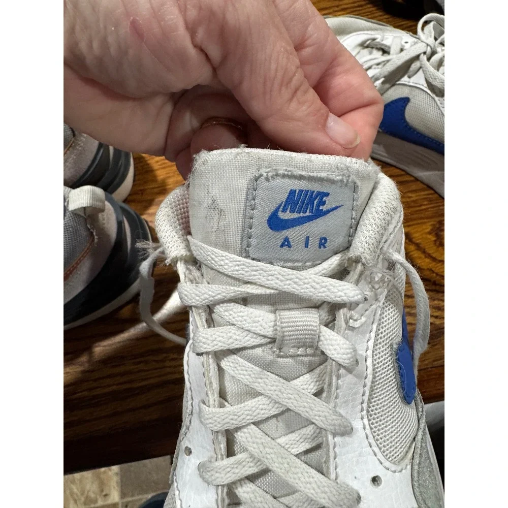 Nike Air Max SC Kids Sneakers White Grey Royal Blue CZ5358-101 Size 4.5Y